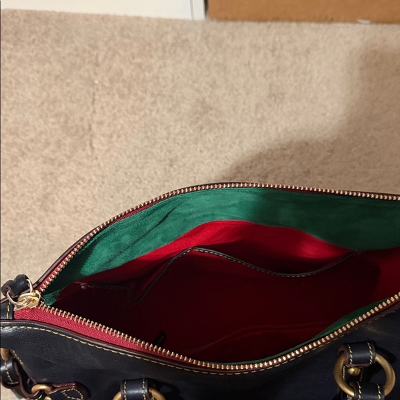 Dooney & Bourke Black Leather Shoulder Bag - Picture 5 of 5